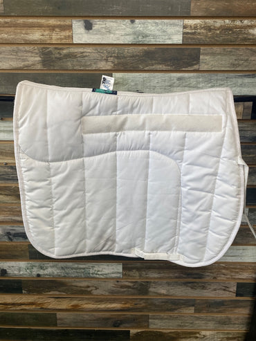 USED Balance Int. Cushion Quilt Saddle Pad  White