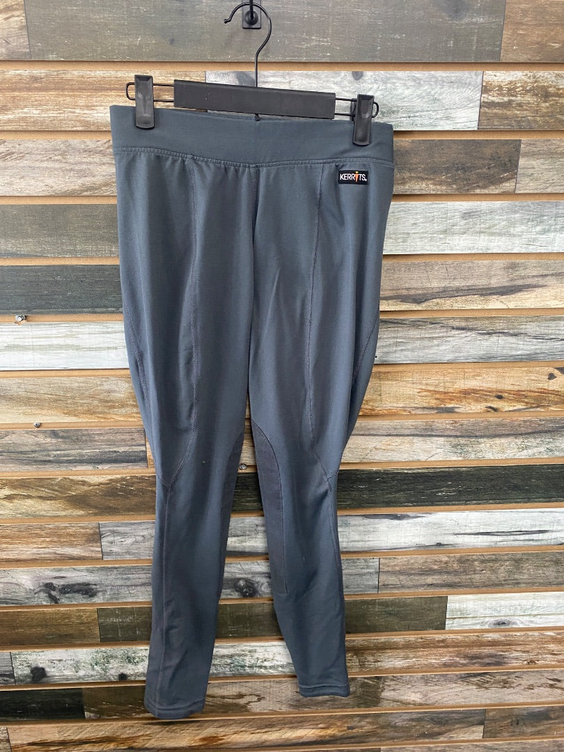 USED Kerrits Youth English Breeches M Gray