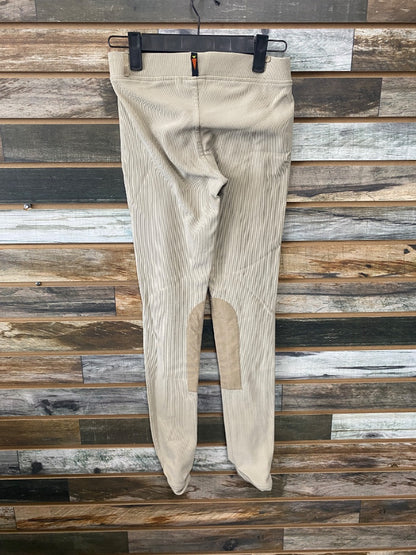 USED Kerrits Youth English Knee Patch Breeches XL Tan