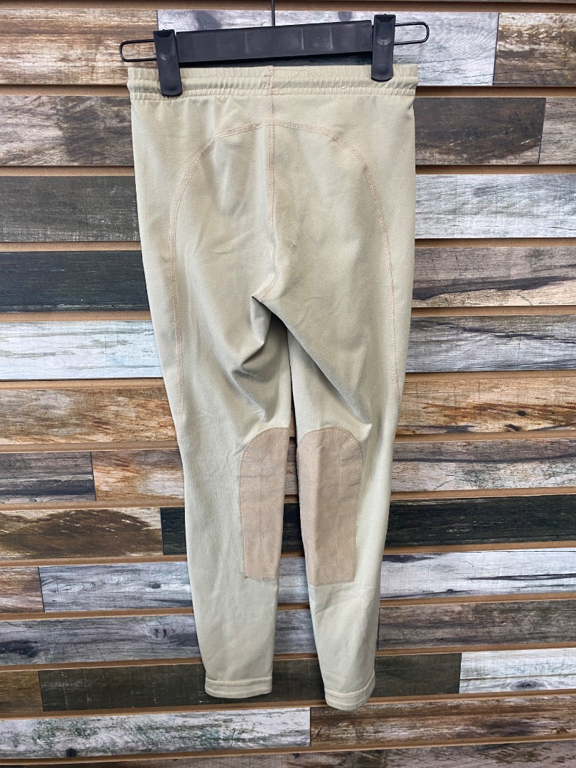 USED Kerrits Youth English Breeches Medium Tan