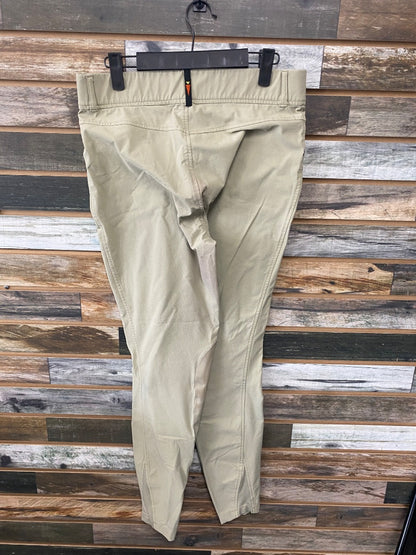USED Kerrits Knee Patch Breeches 28R Tan