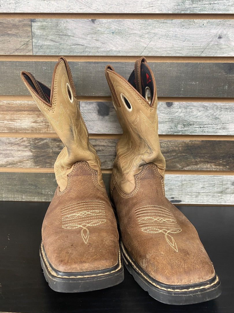 USED Rocky Ladies Western Boots 10M Brown/Tan