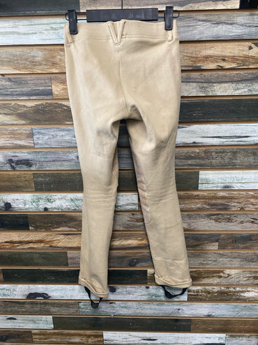 USED Ariat Youth Knee Patch Jod 10 Tan