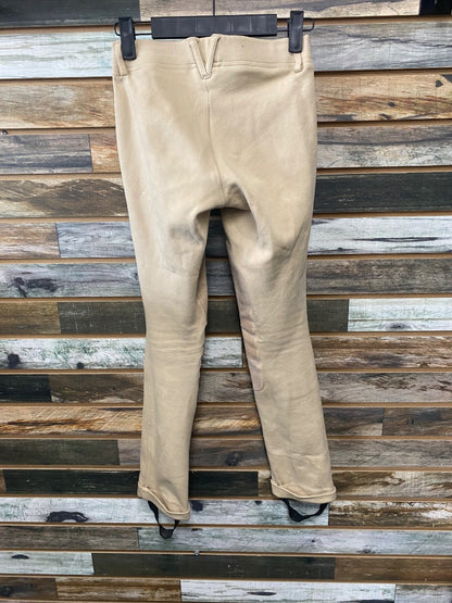 USED Ariat Youth Knee Patch Jod 10 Tan
