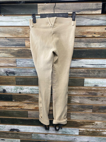 USED Ariat Youth Knee Patch Jod 10 Tan