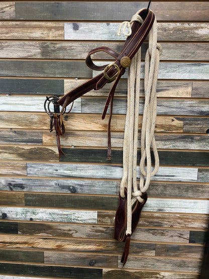USED Parelli Natural West Snaffle Bridle Set Horse