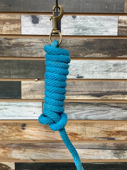 USED Weaver Cotton Lead Rope  Hurricane Blue