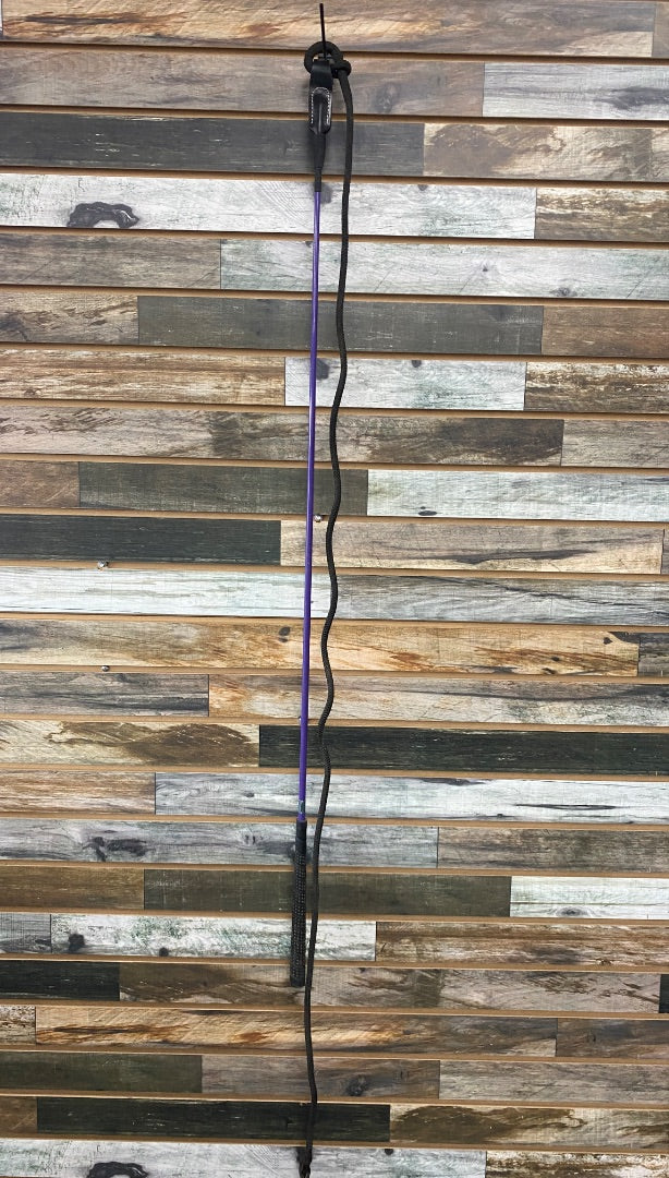 USED Tough1 Lunge Whip with Popper  Purple