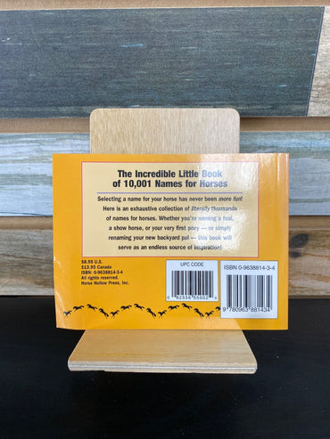 USED The Incredible Little Book of 10,001 Names for Horses