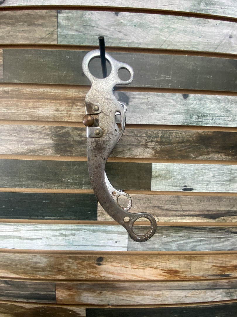USED  Curb Bit 5" , Low Copper Mouth, Loose Jawed Long Shank 5"