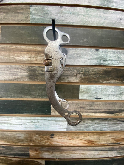 USED  Curb Bit 5" , Low Copper Mouth, Loose Jawed Long Shank 5"