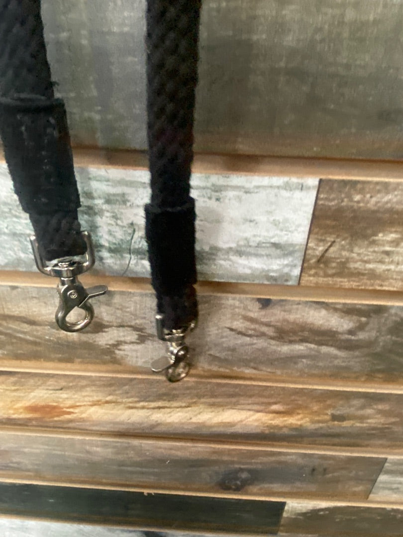 USED Thinline Thinline Trail Reins-silicone grip, Webbed 98" Black