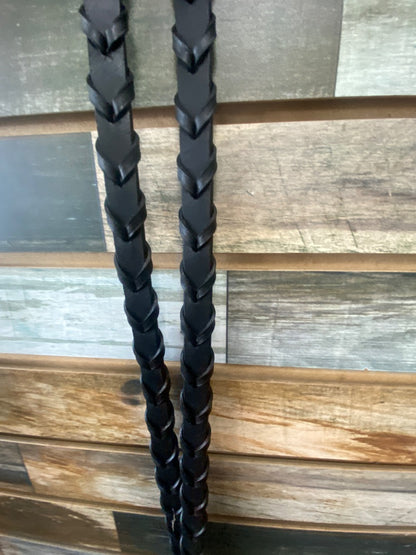 USED  Black, Cob Flash Standard Noseband Bridle, w/Reins Cob Black