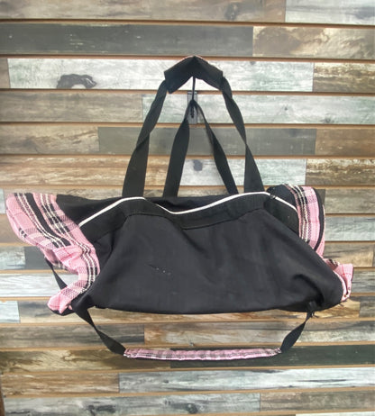 USED Kensington Grooming Bag  Pink/Black/White Plaid
