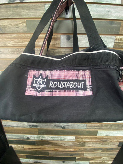 USED Kensington Grooming Bag  Pink/Black/White Plaid