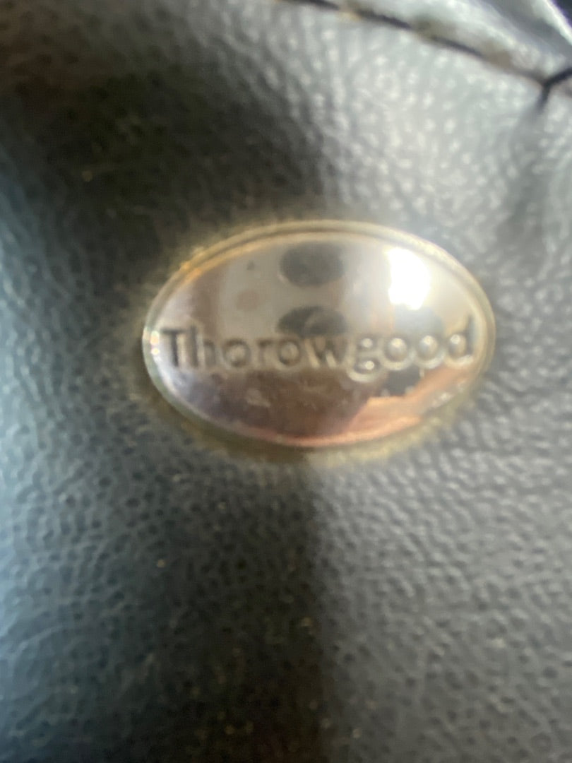 USED Thorowgood Dressage Saddle Medium Gullet, High Wither 17.5 Black