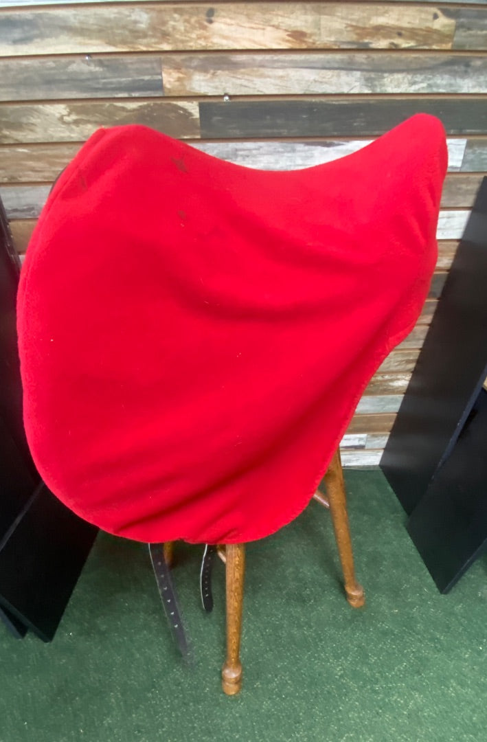USED Thorowgood Dressage Saddle Medium Gullet, High Wither 17.5 Black