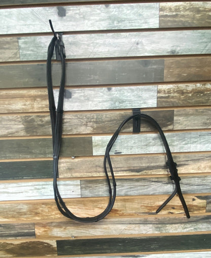 USED  Black Leather w/Stops  Black