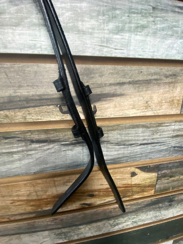 USED  Black Leather w/Stops  Black