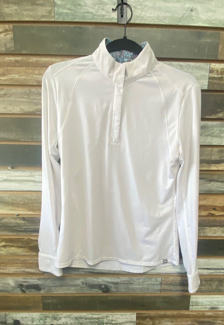 USED  RJ Classics White Long-Sleeve Show Shirt