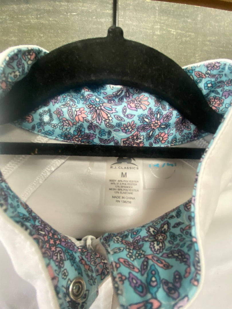 USED  RJ Classics White Long-Sleeve Show Shirt