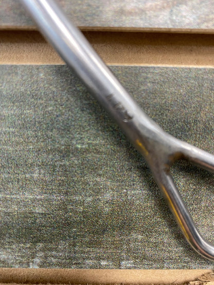 USED Reinsman Curb Bit Long Shank With Roller 5” Silver/Sweet Iron