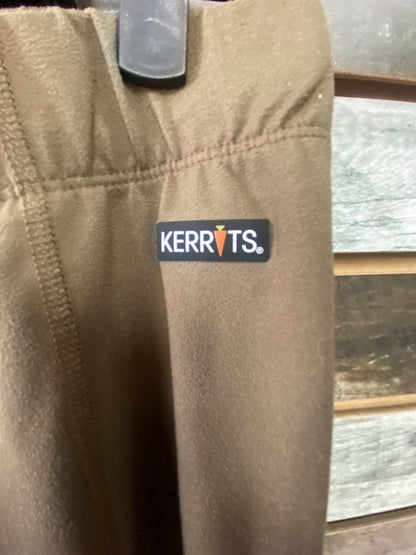 USED Kerrits Knee Patch Olive Green Large