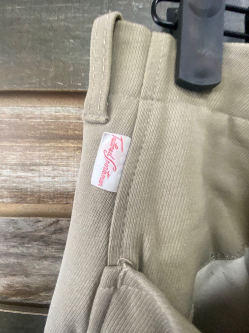 USED Tailored Sportsman Knee Patch Breeches 32" Tan