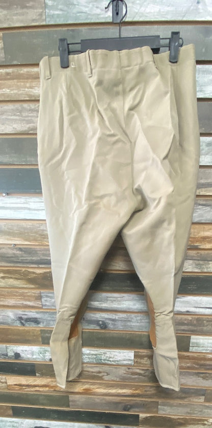 USED Tailored Sportsman Knee Patch Breeches 32" Tan