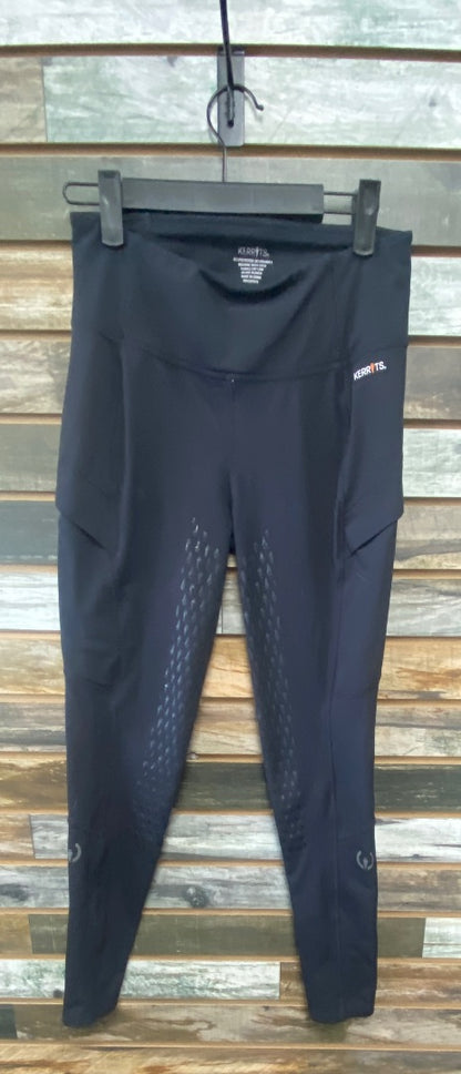 USED Kerrits Full Seat Breeches Small Black
