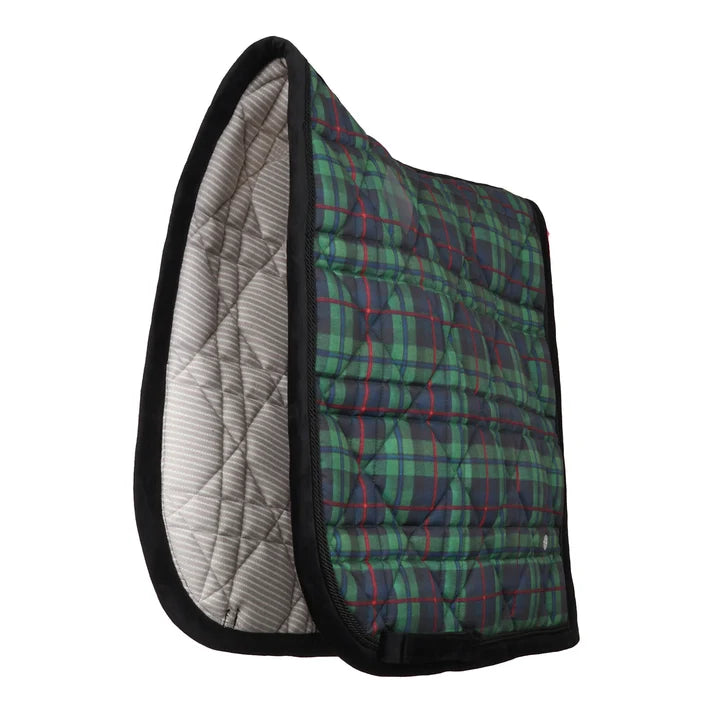Dapplebay Holiday Plaid Dressage Saddle Pads