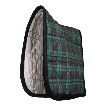 Dapplebay Holiday Plaid Dressage Saddle Pads