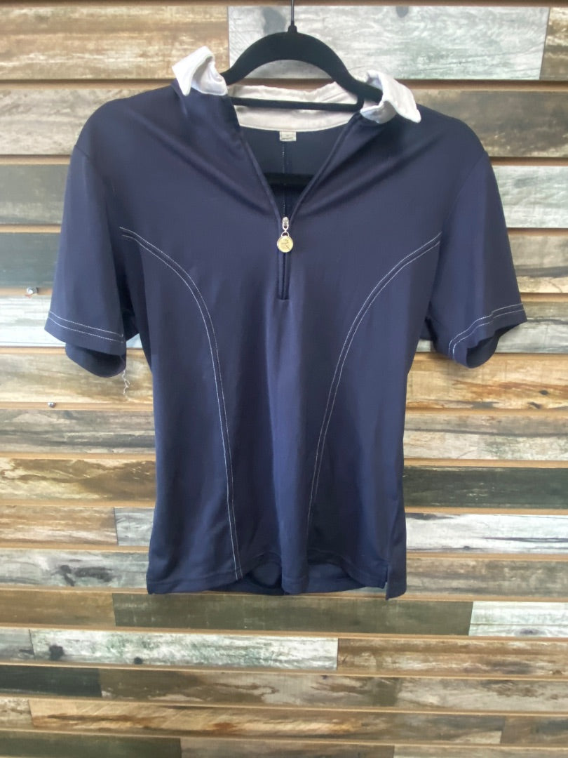 USED Gersemi Gersemi Shirt Medium Medium Navy/White