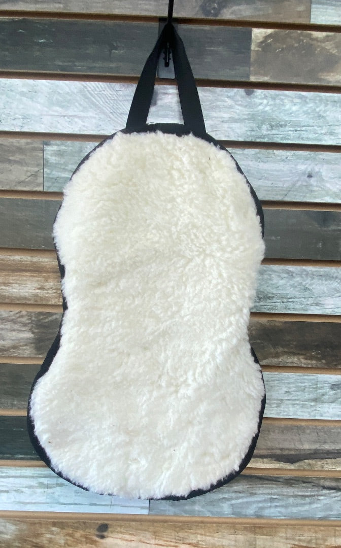 USED  Fleece Saddle Cushion o/s Fleece/Black