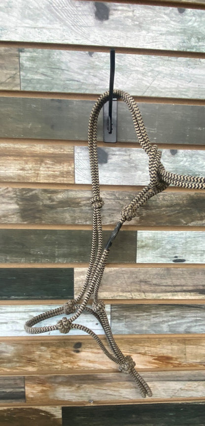 USED Weaver Weanling Rope Halter by Weaver Weanling Tan/Black