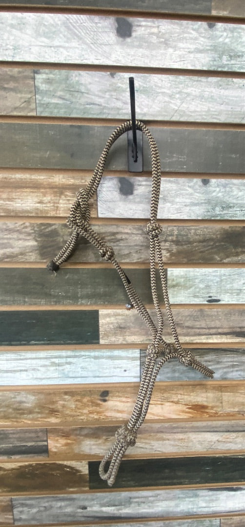 USED Weaver Weanling Rope Halter by Weaver Weanling Tan/Black
