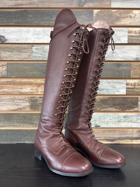 USED Ariat Ladies Tall Boots 8 Brown