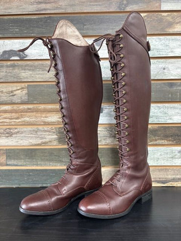 USED Ariat Ladies Tall Boots 8 Brown