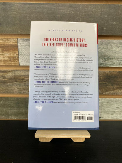 USED "The Lucky Thirteen: The Winners of America's Triple Crown of Horse Racing" by Edward L. Bowen