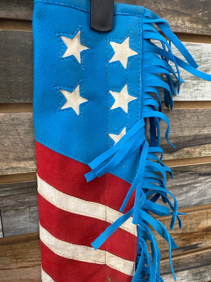 USED Patriotic Tough1 Sportboot Covers with Fringe