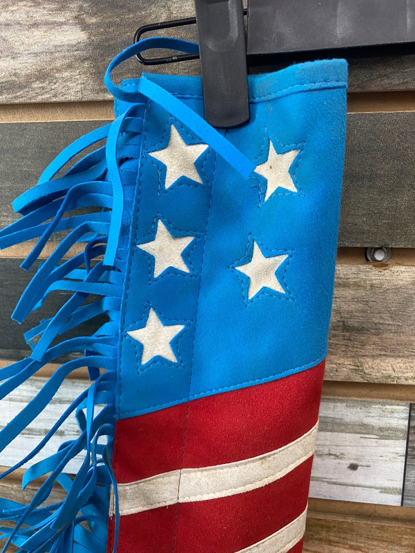 USED Patriotic Tough1 Sportboot Covers with Fringe