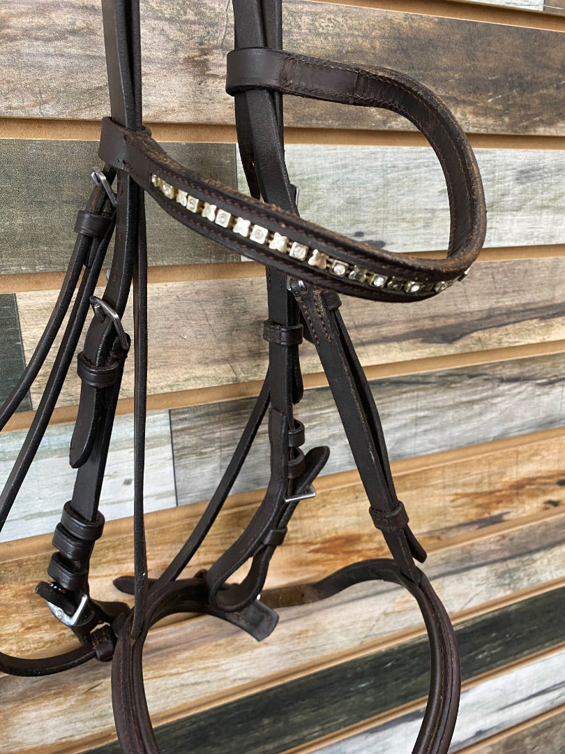 USED Pony Bridle with Bedazzled Browband