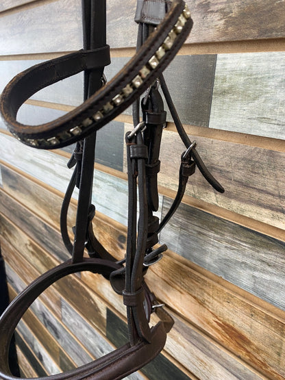 USED Pony Bridle with Bedazzled Browband