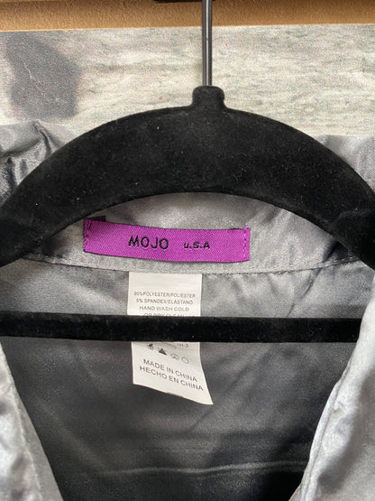 USED MOJO Western Show Top Medium Silver