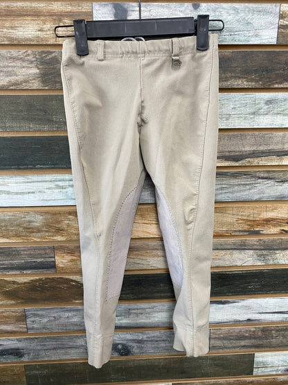 USED Warm Grey Ovation Kids Breeches | 4