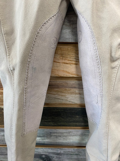 USED Warm Grey Ovation Kids Breeches | 4