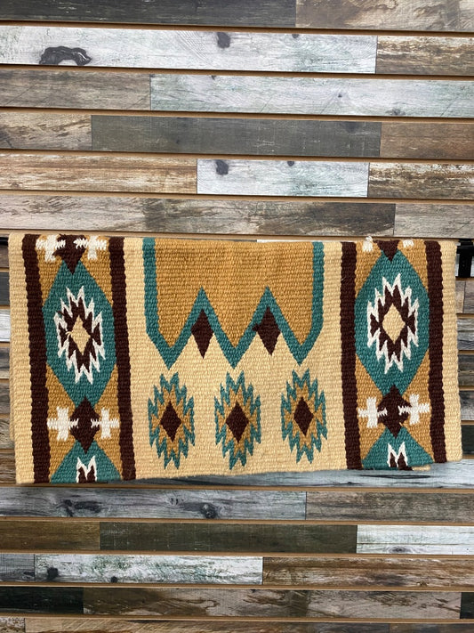 USED  Blanket Top Show Pad  Tan/Brown/Teal