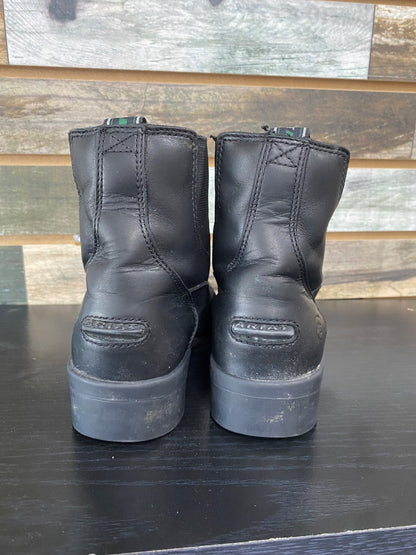 USED US 1 Ariat Kids Paddock Boots in Black