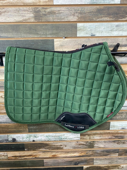 USED LeMieux CC Saddle Pads Large Hunter Green (Loire)