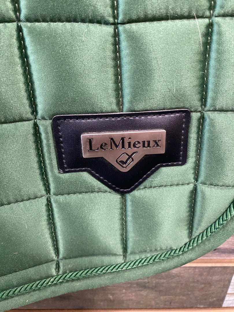 USED LeMieux CC Saddle Pads Large Hunter Green (Loire)